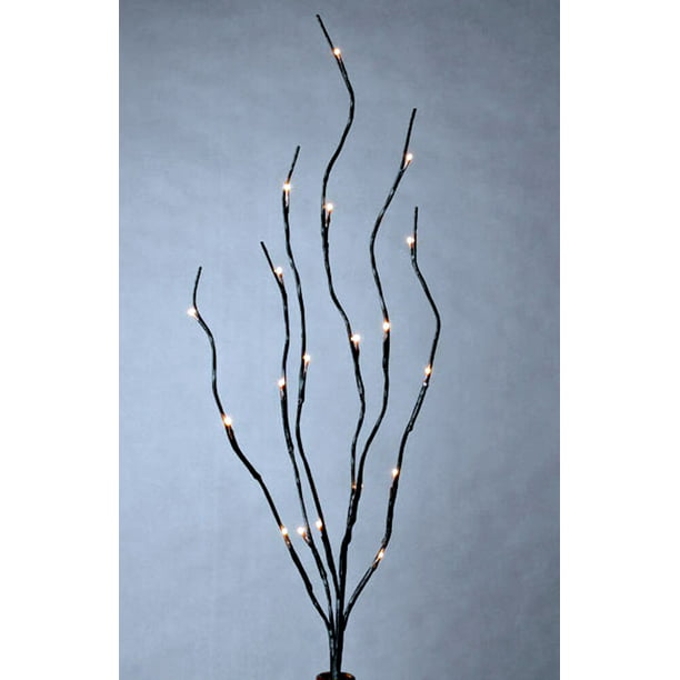 Everlasting Glow LED Lighted Branches Yellow Acrylic Flower 20" Light Battery Op